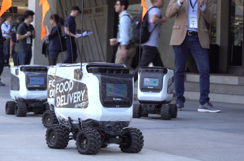 Postmaters IPO company flaunts automated robot delivery.