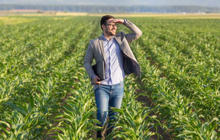 Man looking to invest in farmland