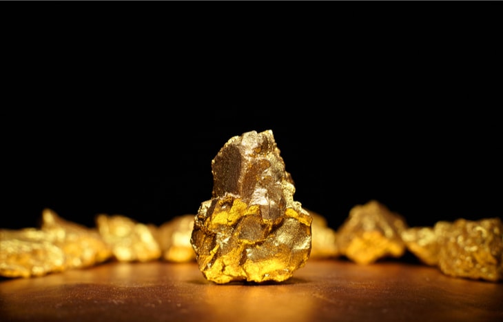 A shiny gold nugget. Are you interested in learning how to invest in gold?