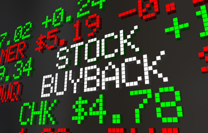 stock buybacks are not happening