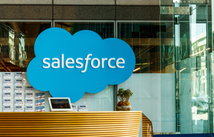 Salesforce stock is on the rise