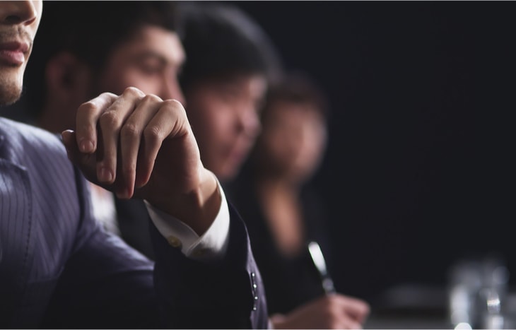 Traders engaging in after-hours trading on the stock market.