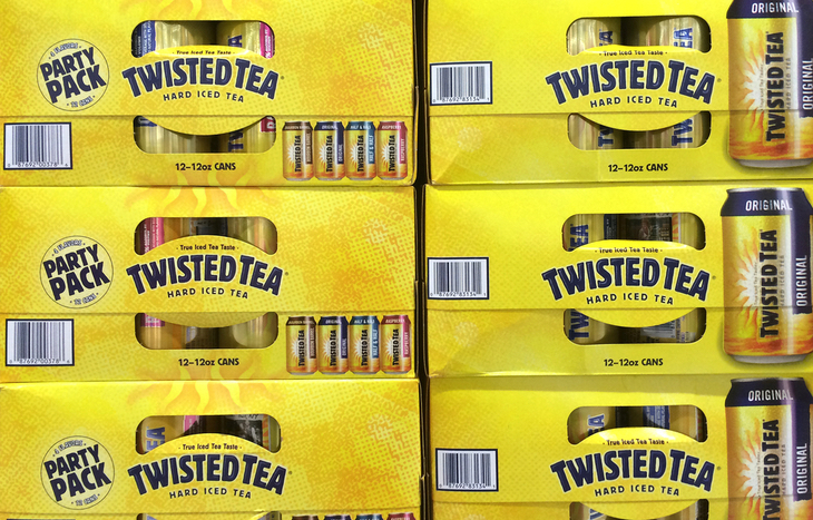 Twisted tea stock had a huge year