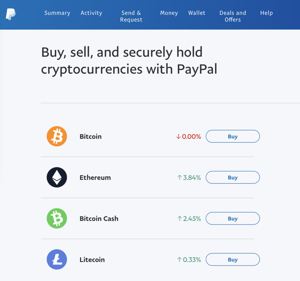 A look at the PayPal Crypto Wallet