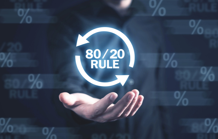 What is the 80-20 rule?