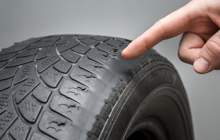 picking rubber stocks and tires