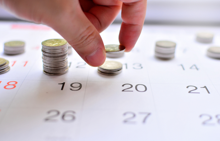 monthly dividend stocks under $5 income calendar