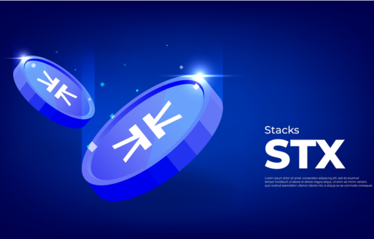 Illustration of the Stacks crypto logo.