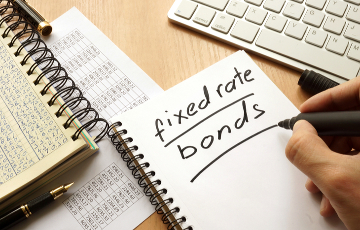 Investing in fixed-rate bonds.